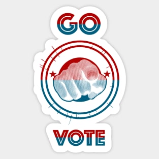 Go Vote Sticker